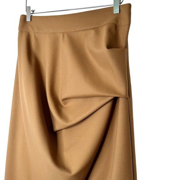 Sandra Weil Messaline Pant A Designer Asymmetrical High Rise Wool Blend Size 10 - Picture 4 of 8